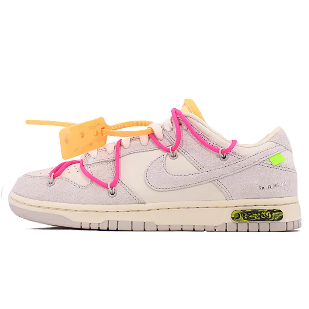 Off-White x Nike Dunk Low White Grey "Lot 17" DJ0950-117
