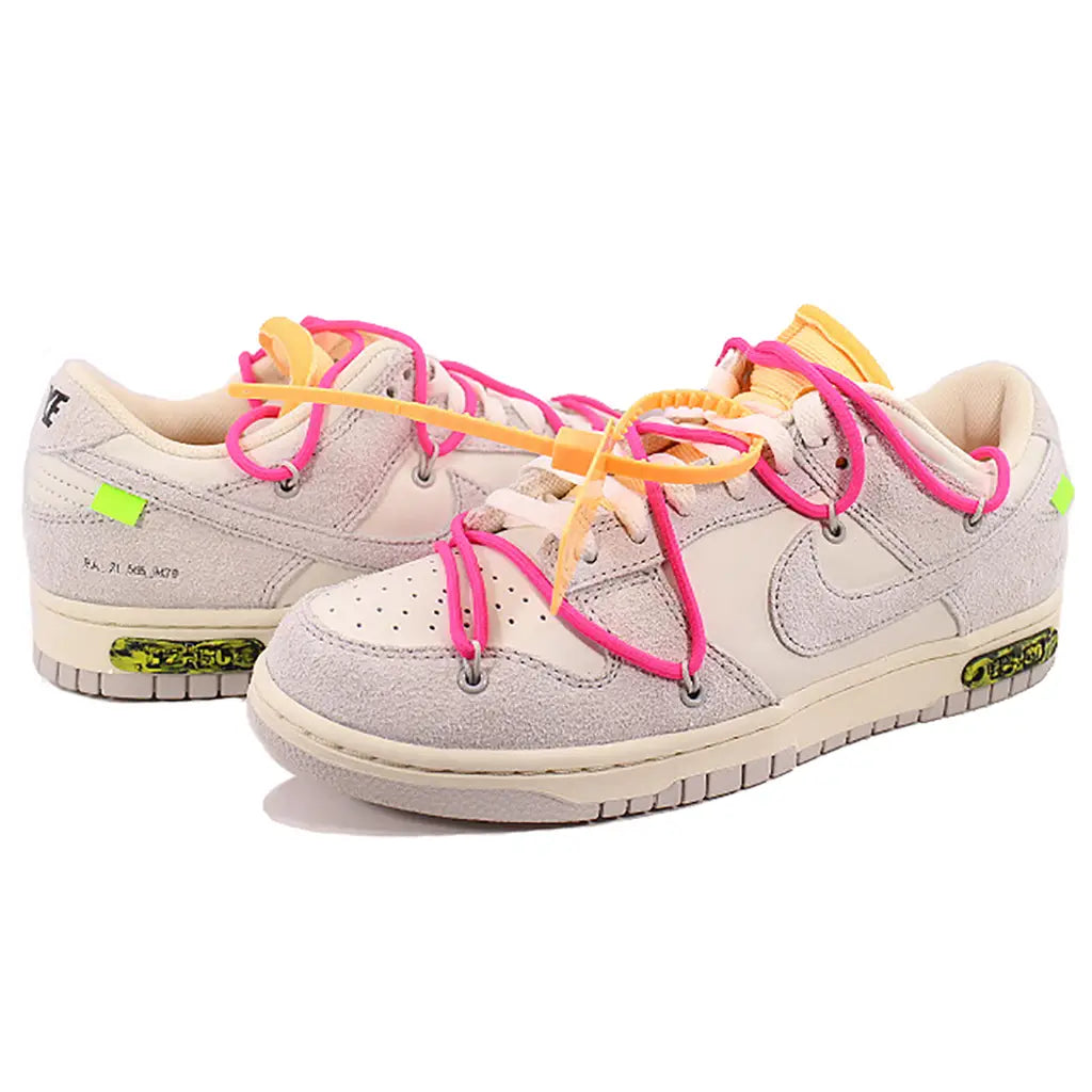 Off-White x Nike Dunk Low White Grey "Lot 17" DJ0950-117